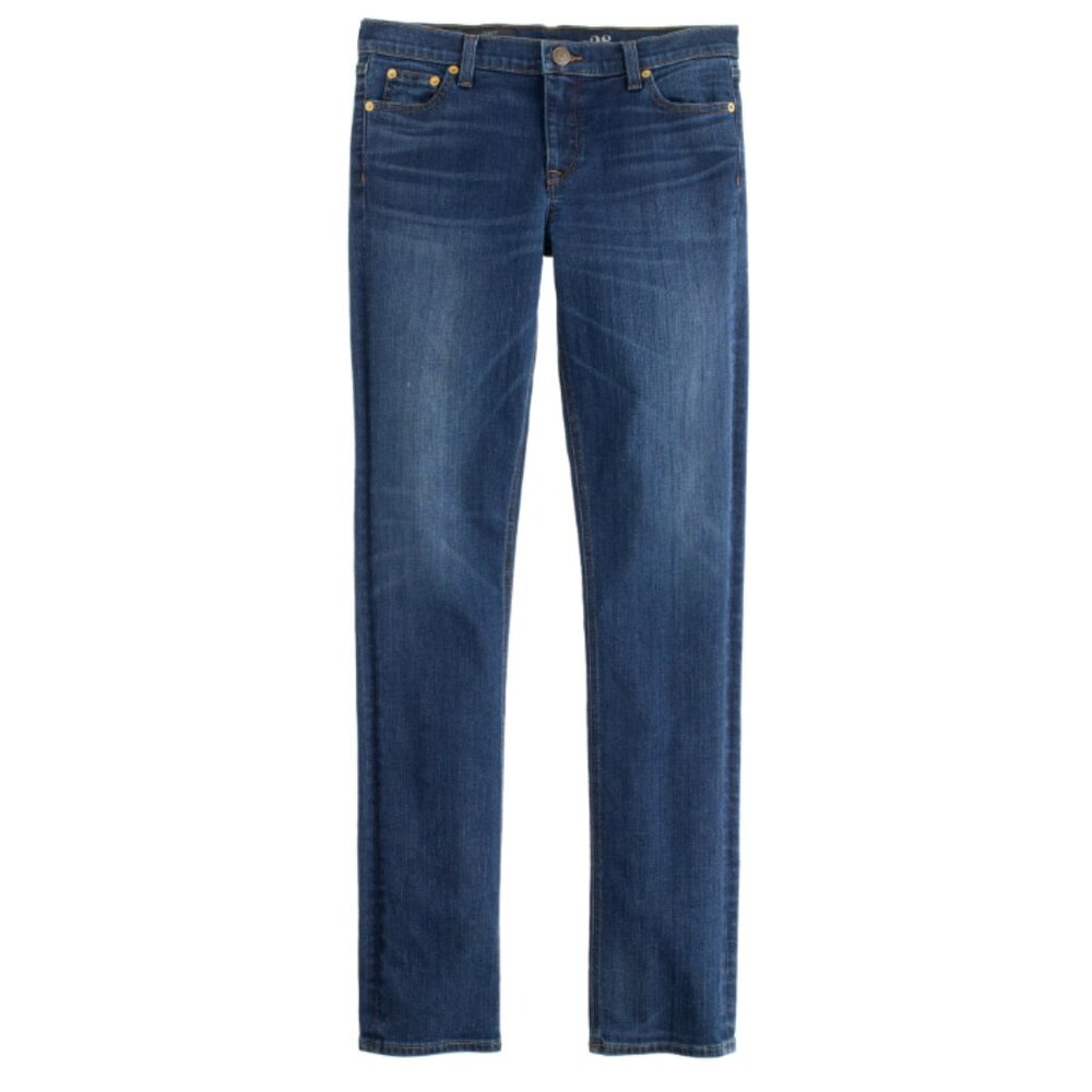 J.Crew: Stretch Matchstick Jean In Dark Wash For Women Size 25